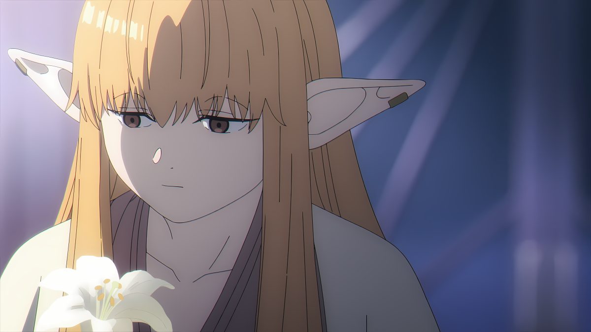 精灵少女侧脸壁纸