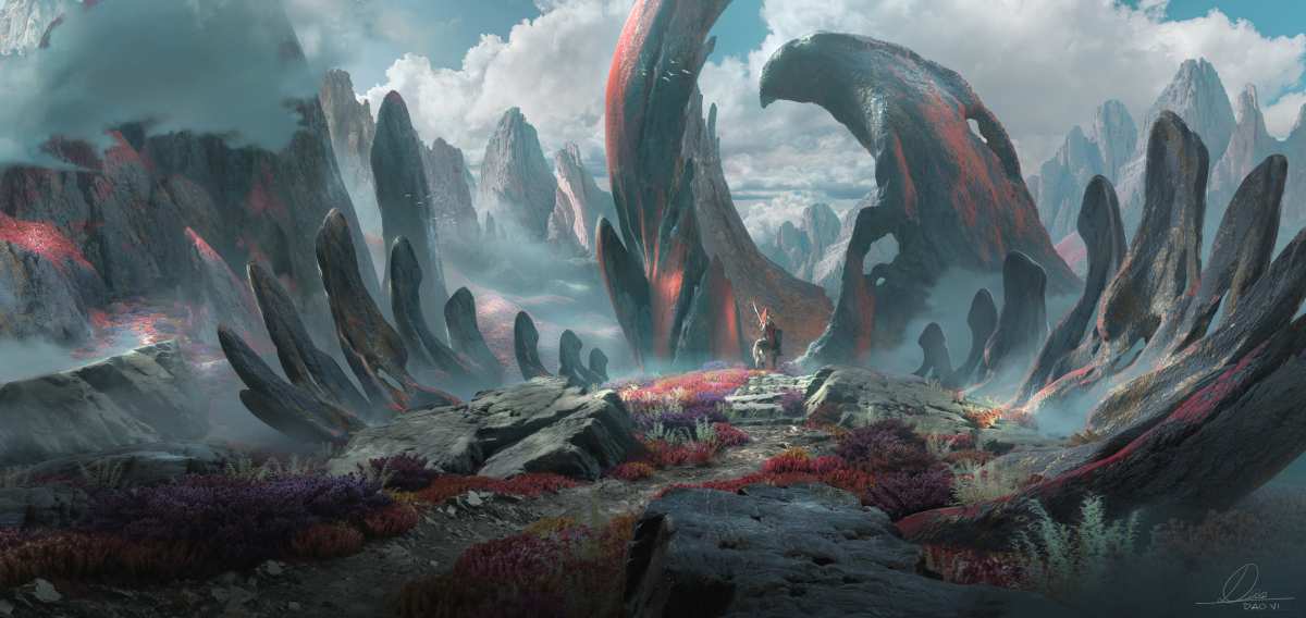 奇幻山川风景壁纸