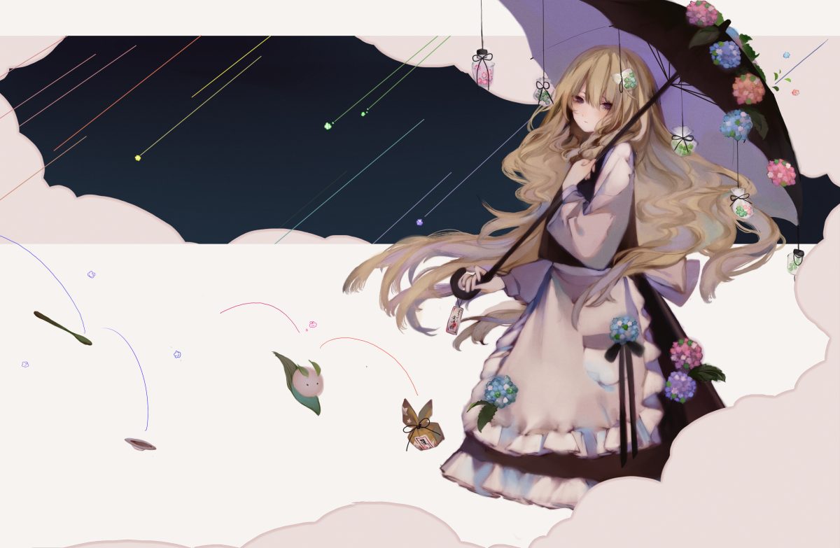 长发少女与流星雨