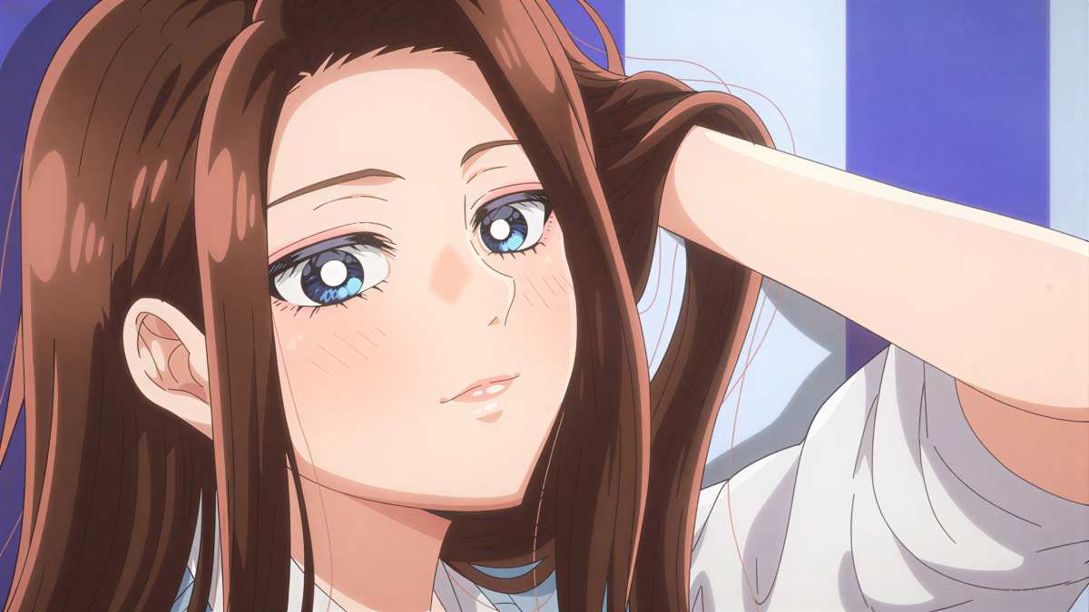 长发蓝眼动漫女孩