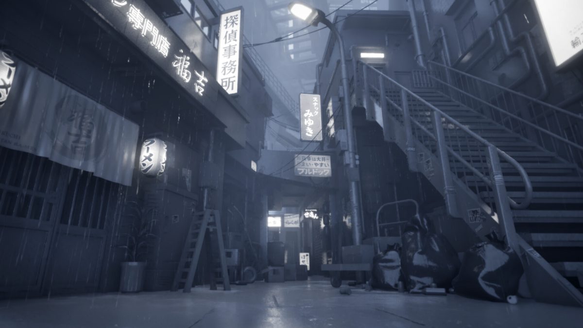 雨夜巷道