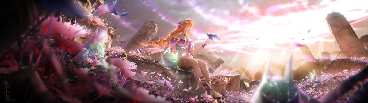 阳光下的梦幻女孩