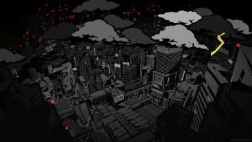 女神异闻录5东京雨夜动态壁纸