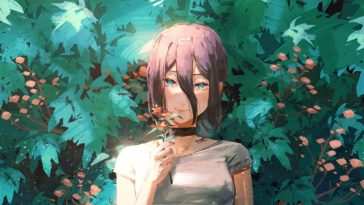 电锯人动态壁纸：雷泽花田奇观