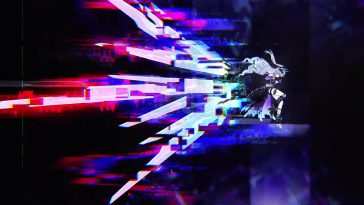 高清动态壁纸：动漫女孩星空下的白发奇遇
