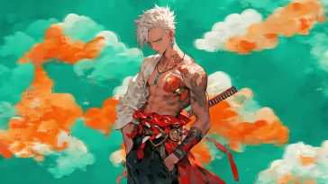 五条佐藤武士动态壁纸