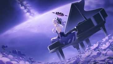 希娜宇宙夜曲钢琴动态壁纸