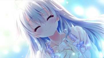 动漫女孩动态壁纸：Niimi Sora 9 九彩天空