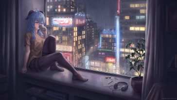 雨夜咖啡动态壁纸