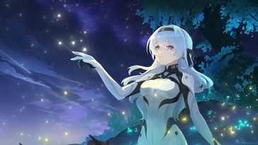 萤火虫星空动态壁纸