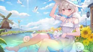 夏日动漫女孩动态壁纸