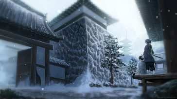 冬日雪景动态壁纸
