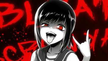 疯狂Yandere动漫女孩动态壁纸