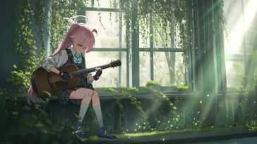 花园吉他星野动态壁纸