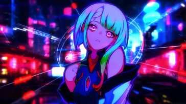 赛博朋克风格动态壁纸：Lucyna Kushinada