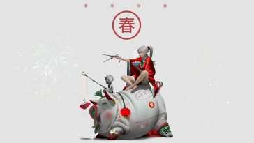 野猪新年动态壁纸