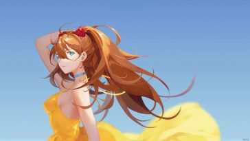 《福音战士》明日香夏装动态壁纸