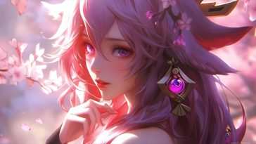 八美子樱花动态壁纸