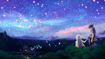 夏津与露西星空动态壁纸