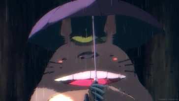 雨中龙猫动态壁纸