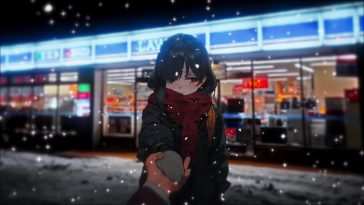 雪中博奇岩石动态壁纸