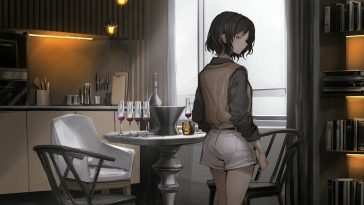 动漫女孩客厅动态壁纸
