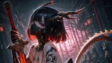 屠龙者动漫女孩动态壁纸