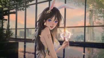 兔子动漫女孩动态壁纸