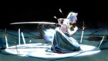 武士狐娘动漫动态壁纸