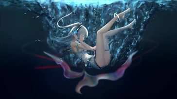 初音未来水下动态壁纸