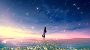 悲伤动漫女孩动态壁纸