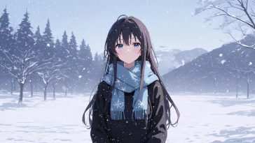 东北雪野动态壁纸