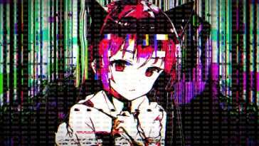 Neko女孩故障动态壁纸