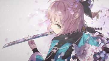 樱花武士动态壁纸：冲田宗司命运勋章