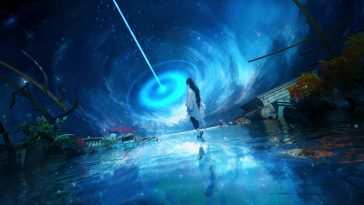 动态壁纸：梦幻星空类星体