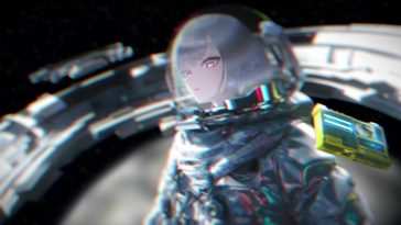 宇航员太空行走动态壁纸