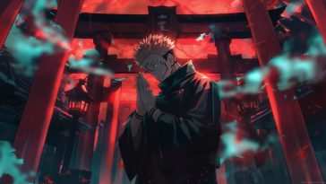 红神社鸟居动态壁纸