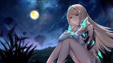 神话月夜星空动态壁纸