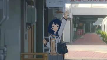动漫女孩Yanami Anna挥手动态壁纸