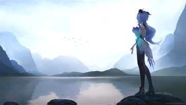 甘裕湖畔动态壁纸