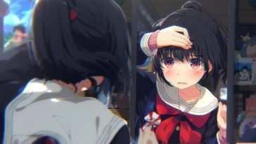 动漫女孩上学迟到动态壁纸