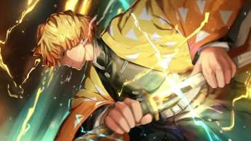 《鬼灭之刃》Zenitsu动态壁纸