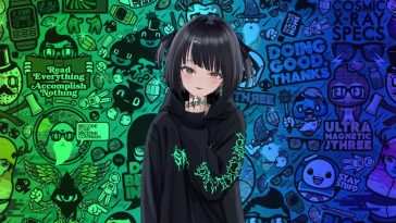 情绪动漫女孩动态壁纸