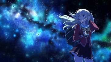 动漫星空动态壁纸：夏洛特·宇宙天空