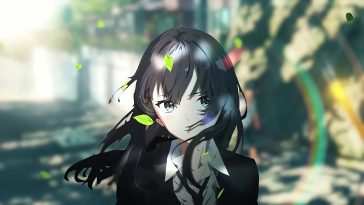 动漫女孩动态壁纸：幸野的注视