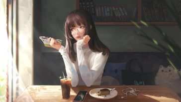 动漫女孩动态壁纸