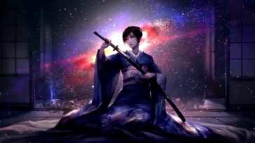 武士女孩动态壁纸