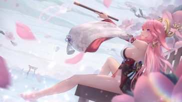 雅美子樱花动态壁纸