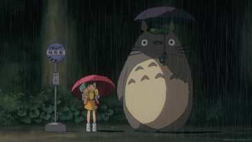 雨中龙猫动态壁纸