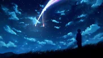 你的名字·光叶看彗星动态壁纸